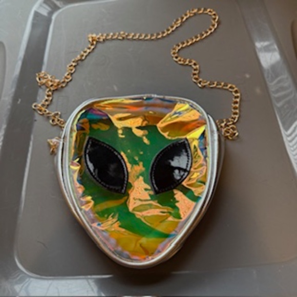 Alien holographic purse - Picture 3 of 8